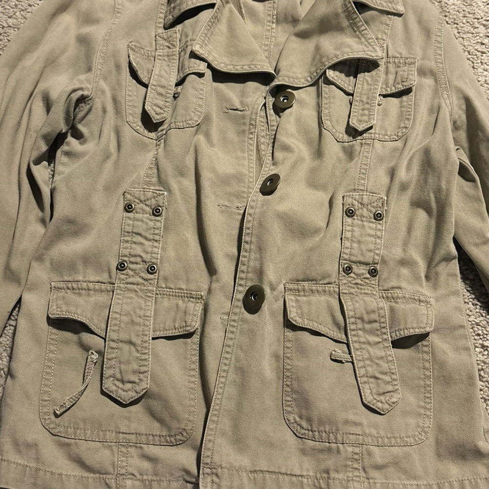 Miss Lili Beige Utility Jacket